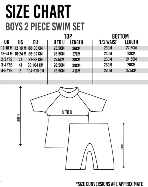 Bing Bunny Swimsuit Boys Kids Blue Pando Pando Shorts Shwts Set 2