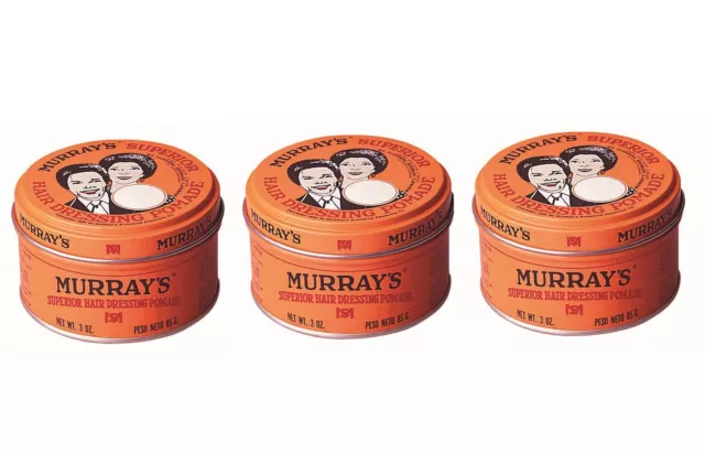 Murrays Superior Hair Dressing Haar Pomade 3x 85g