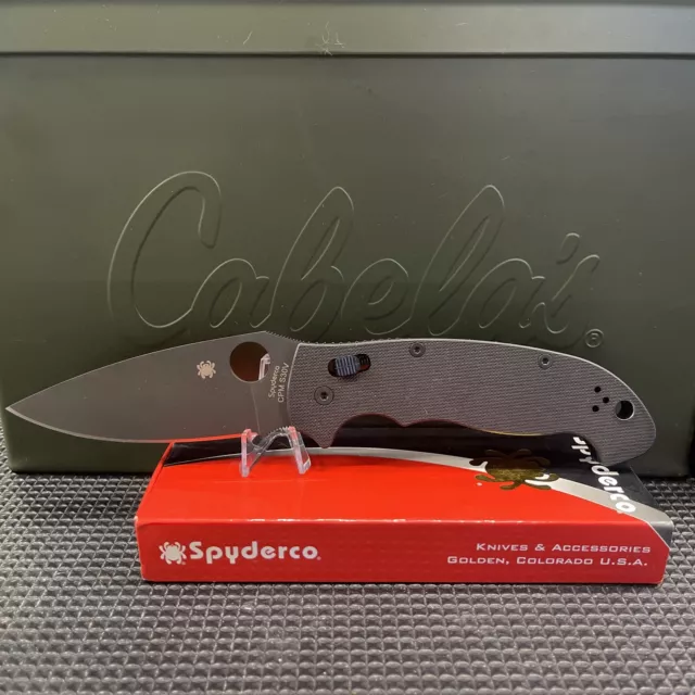 Spyderco Manix 2 XL S30V DLC Blade Black G10 Handles C95GPBBK2 Authorized Dealer