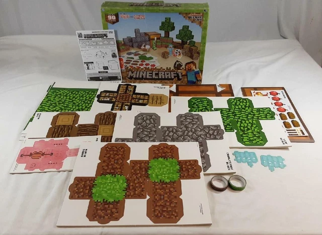 Minecraft papercraft overworld deluxe pack new arrivals