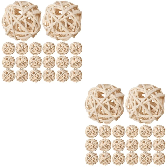 40 pcs Diffuser Flower Vase Oil Diffuser Rattan Balls Aromatherapy Accessories