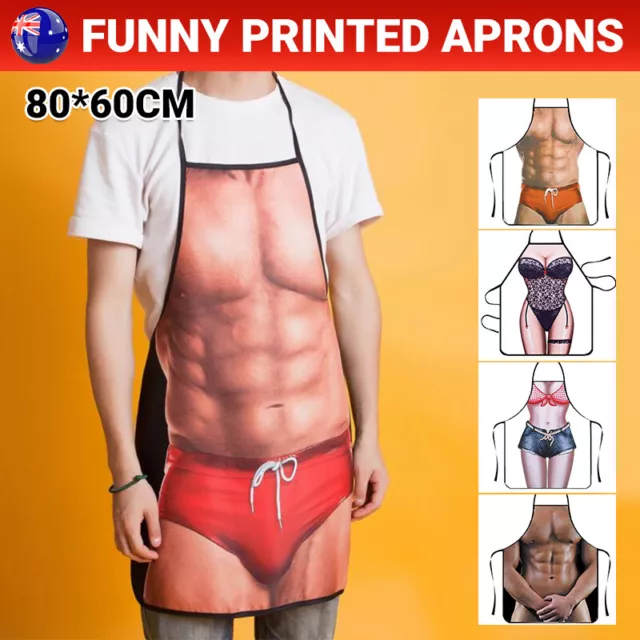 Funny Adult Men Women Novelty Aprons Sexy Party Game Cooking Kitchen BBQ Baking