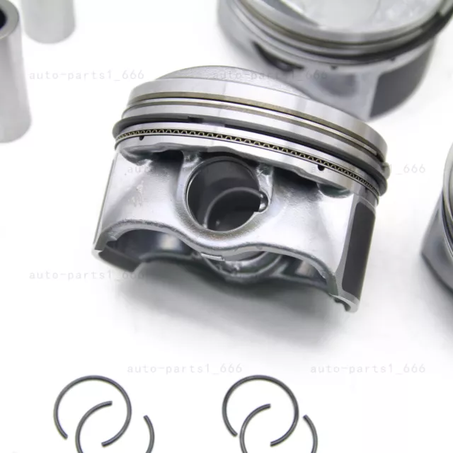 Pistons & Rings Oversized 83mm +0.5 / Φ21mm For VW Passat Audi A5 A4 A3 1.8 TFSI 3