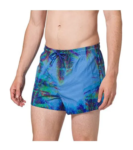 Hugo Boss men's Soulfish swim shorts - Quick dry, embroidered front logo