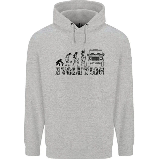 Felpa con cappuccio 4x4 Evolution Off Roading da uomo 80% cotone
