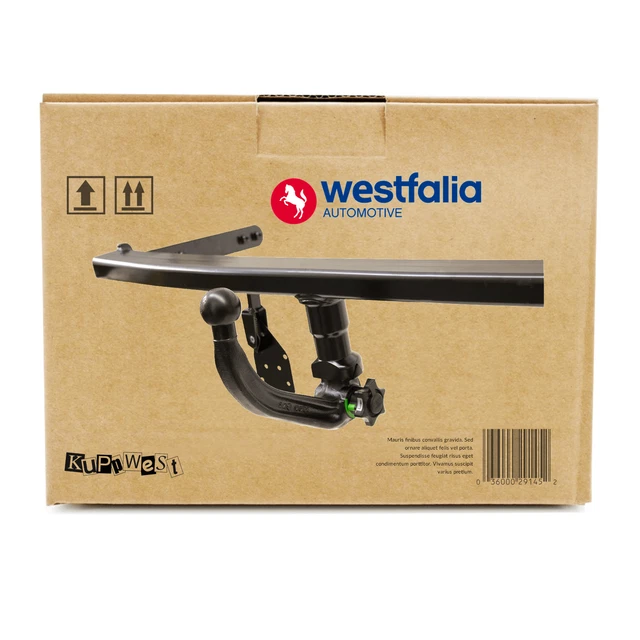 Bouchon De Verrouillage Attelage Remorque Westfalia 913183630121 - Protection Noir