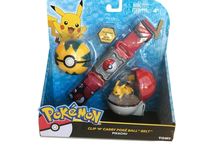 Pokemon Clip n Carry Poke Ball Belt Pikachu Kids Toys NEW