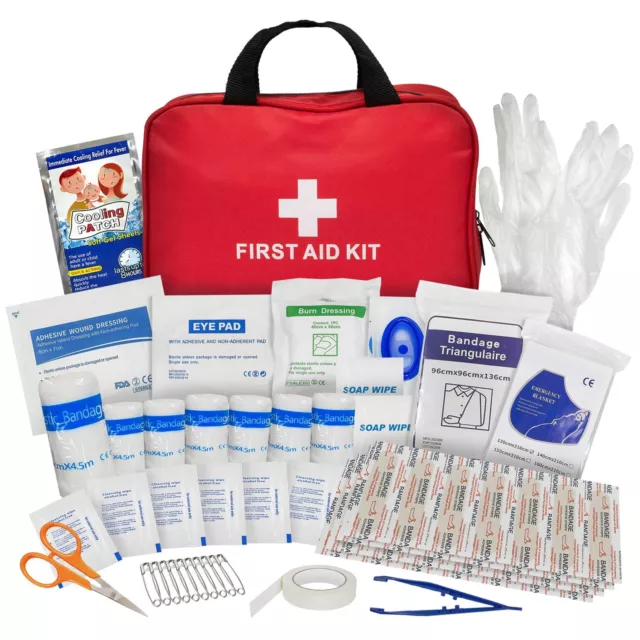 Outdoor Emergency 68 Pcs Travel First Aid Kit Camping Hiking Fishing Survival