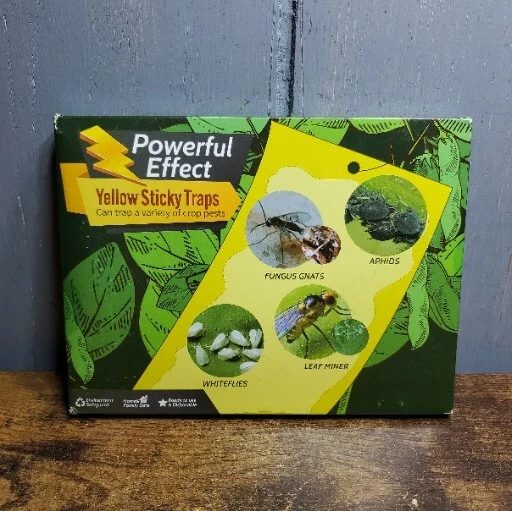 Powerful Effect, Yellow Sticky Traps, 30 Pack 6" x 8"
