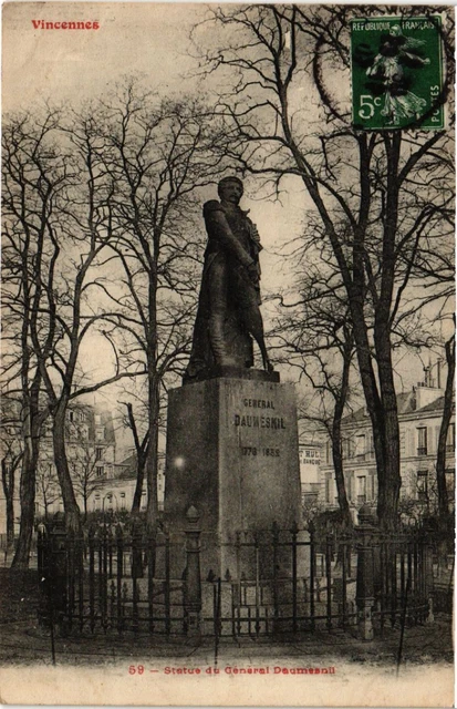 CPA VINCENNES - Statue du Général Daumesnil (519904)