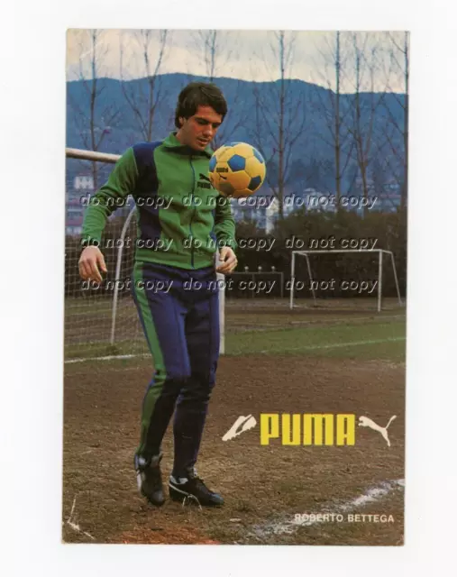 Roberto Bettega Juventus Calcio Puma Pubblicità Foto Vintage