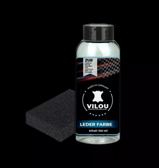 100ml Lederfarbe Leder-Fresh schwarz für BMW Ledersitze Kunstleder von "VILOU"