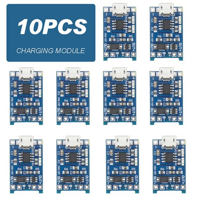 For TP4056 5V 1A Micro USB Lithium Battery Charger Board Module 10/20/30PCS