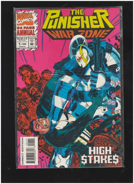 The Punisher War Zone Annual #1 Marvel Comics 1993 NO BAG/CARD