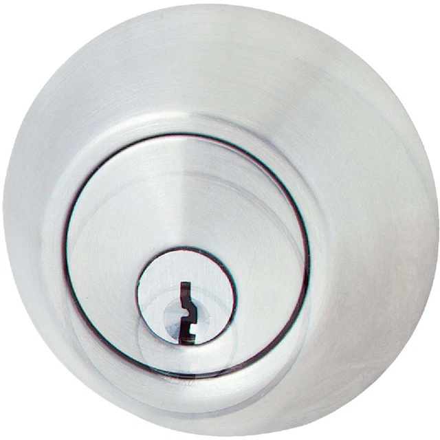 Steel Pro Satin Chrome Double Cylinder Deadbolt DB962 Steel Pro DB962