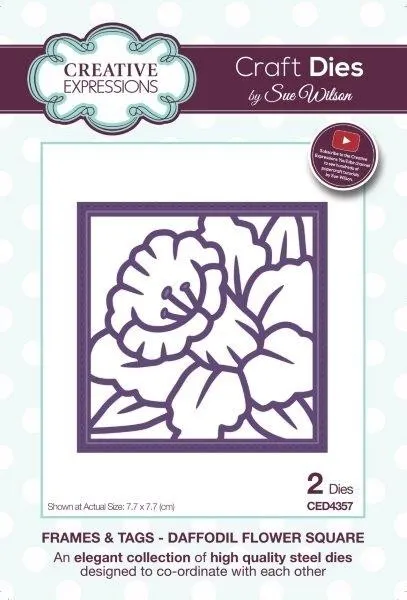 Creative Expressions Rahmen Und Etiketten Narzisse Blumen CED4357 Von Sue Wilson