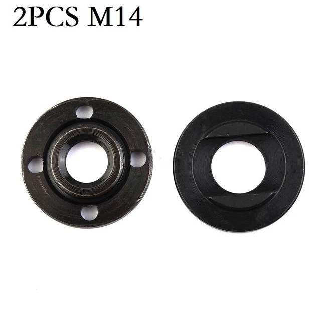 2 M14 Repuesto de roscas para amoladora angular interior + exterior brida tuercas Juego de piezas