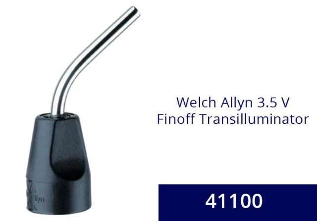 Welch Allyn 41100 Finnoff Ocular Fiber Optic Transilluminator 3.5V NEW 2