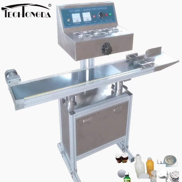 Continuous Vertical Induction Sealer Sealing Packing Machine Capper Can Seamer