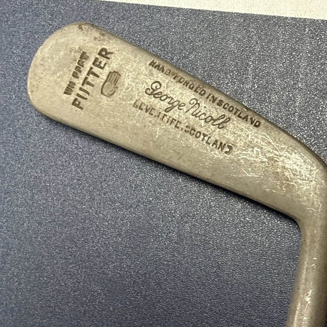Fer De Golf Vintage George Nicoll – Hickory Shaft – Made In Scotland – Droitier – Occasion