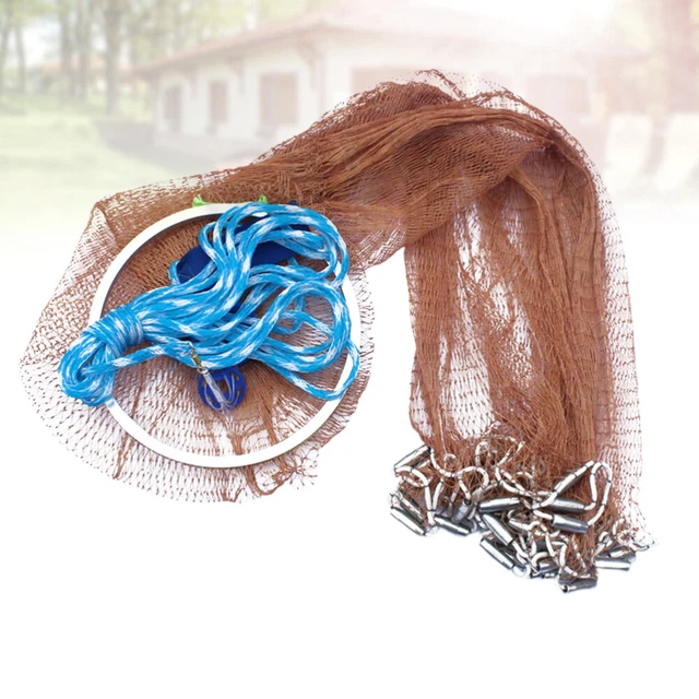3 Meters Portable Fishing Landing Net Mullet Net Fishing American Style