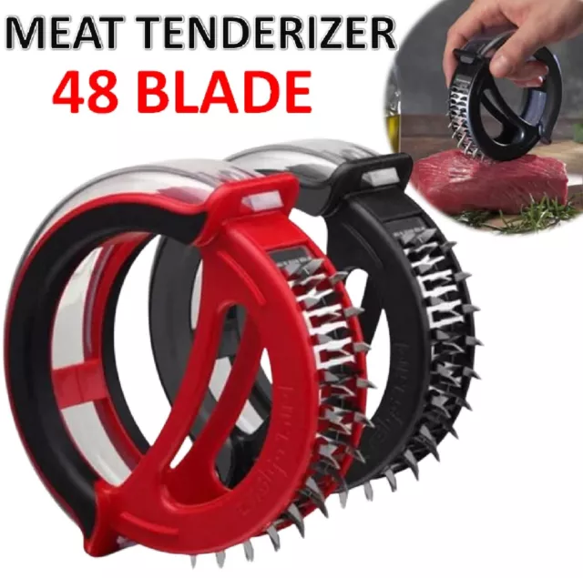 Meat Tenderizer Pork Beef  Poultry 48 Blades Needle Jaccard Steak Tool AUS