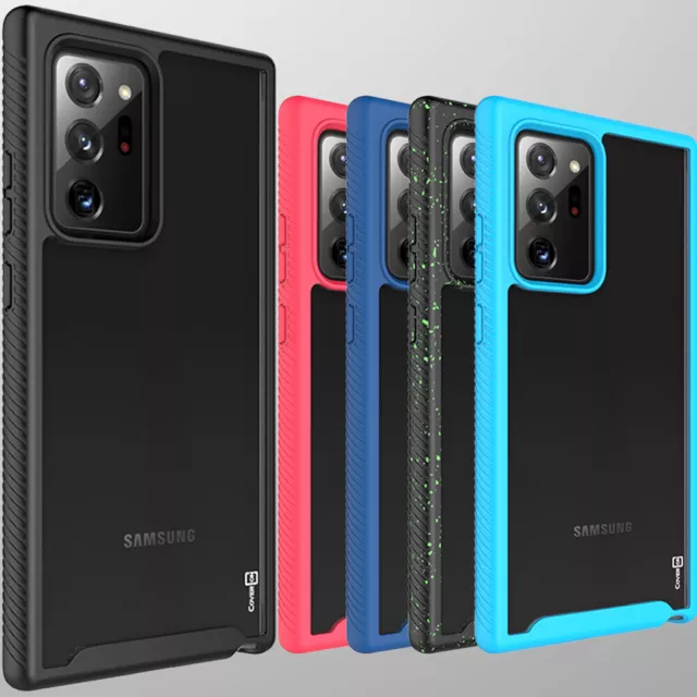 For Samsung Galaxy Note 20 Ultra Case Full Body Slim Military Clear Phone Cover