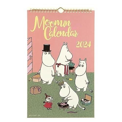 WALL CALENDAR 2024 Japan Moomin Original Picture 225 x 365 x 10 mm