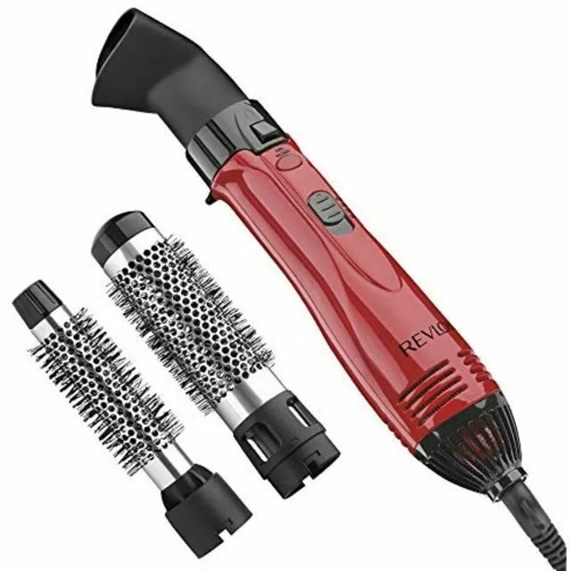 Kit de cepillo de cabello Revlon 1200W estilo perfecto aire caliente - estilo, rizado y volumen