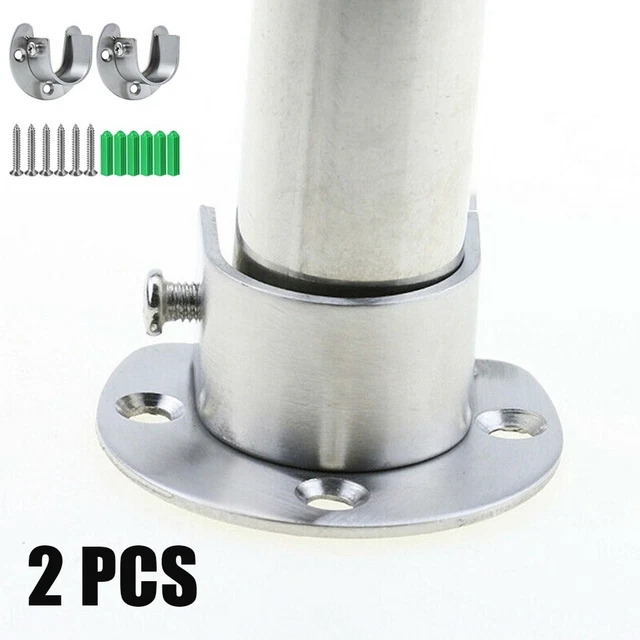 Yosawo Lot De 4 Douilles De Poteau De Placard En Acier Inoxydable En