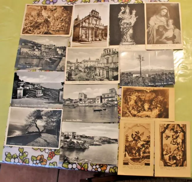 Bel Lotto Di 14 Cartoline Di Acireale Form. Pic. E Gran.