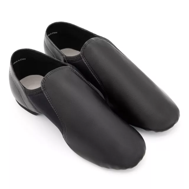 Jazz Shoes  Sizes 11 Slip On Black Split Sole Jazz Shoes for Adult US SELL