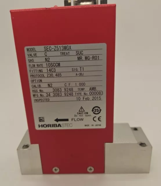 Horiba Z500 Digital MFC SEC-Z513MGX N2 10SCCM MG-R01