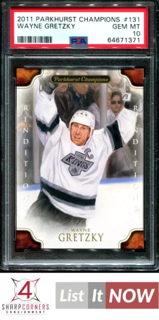 2011 Parkhurst Champions #131 Wayne Gretzky Hof Pop 6 Psa 10 H3431221-371