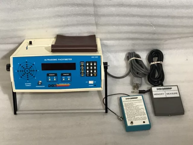 DGH Technologies Ultrasonic Pachymeter DGH 1000 DGH Technologies Ultrasonic Pachymeter DGH 1000