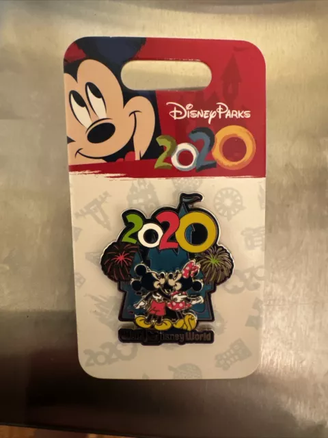 2020 Disney Parks New Year's Mickey & Minnie Mouse Castle Walt Disney World Pin