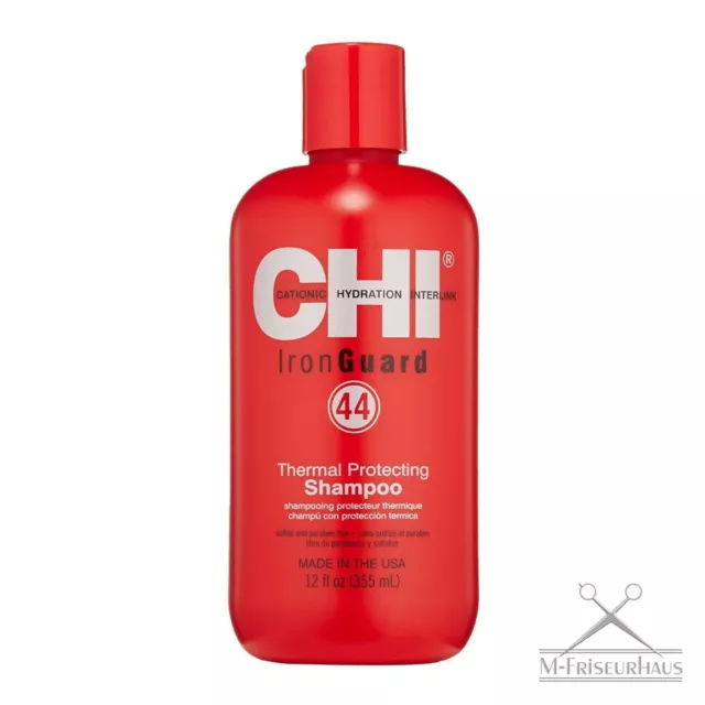 (€3,91/100ml) CHI FAROUK IRON GUARD 44 Thermal Protecting Silk Shampoo 355ml