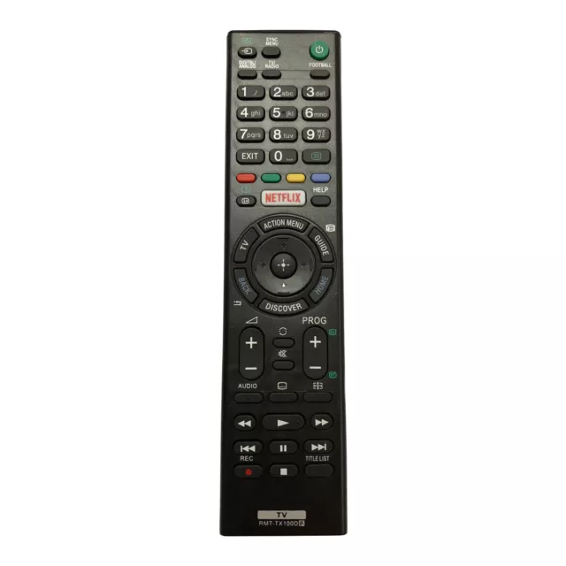 Ersatz TV Fernbedienung für Sony KD49XD7005 Fernseher
