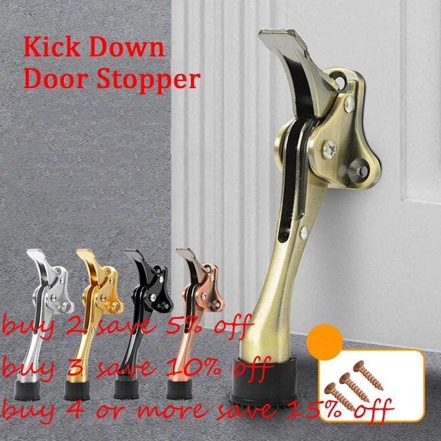 SELF ADHESIVE WALL Protectors Kick Down Door Stopper Floor Holder