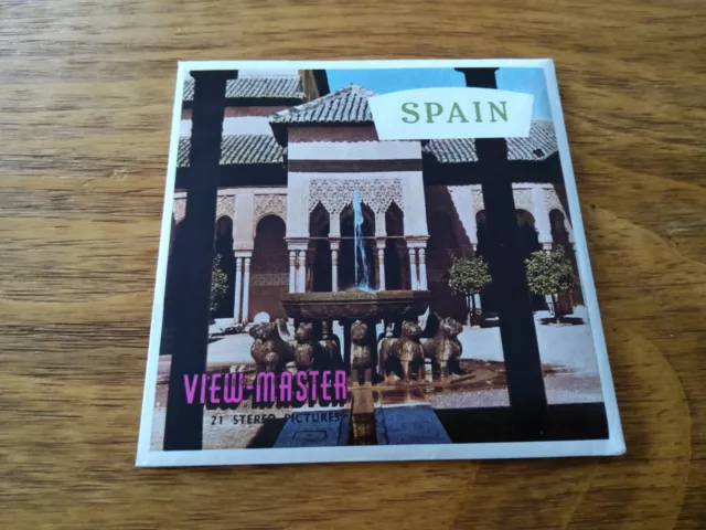Viewmaster Spain Nations of the World series 3 reel set with booklet