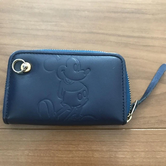 JAM CASERO DISNEY Mickey Coin Case Azul Marino Usado Compacto