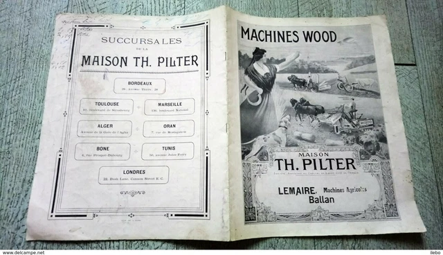 Pilter CATALOGUE MACHINES WOOD maison pilter machines agricoles lemaire ballan ...