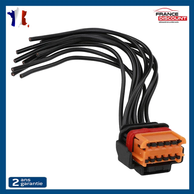 Connectique Phare Avant Pour Renault Clio 5 (2019+) - Faisceau 10 Fils, Référence SC55861-1, Neuf