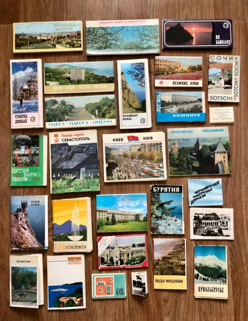Set of 100+ Postcards USSR Cities Resorts Wholesale lot