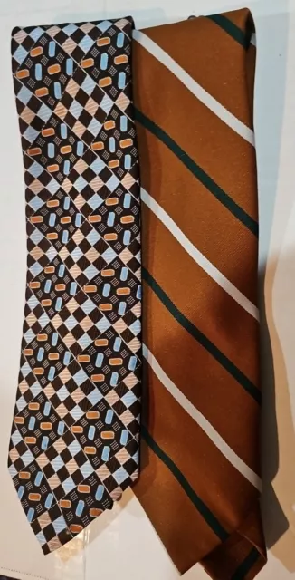 2 JOHN BLAIR Men's 100% Dacron Neckties $15.00 - PicClick