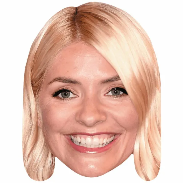Holly Willoughby Short Hair Celebrity Mask Flat Card Face 596 Picclick 