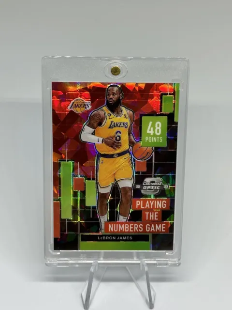 LeBRON JAMES 2022-23 Panini Contenders Optic  RED CRACKED ICE