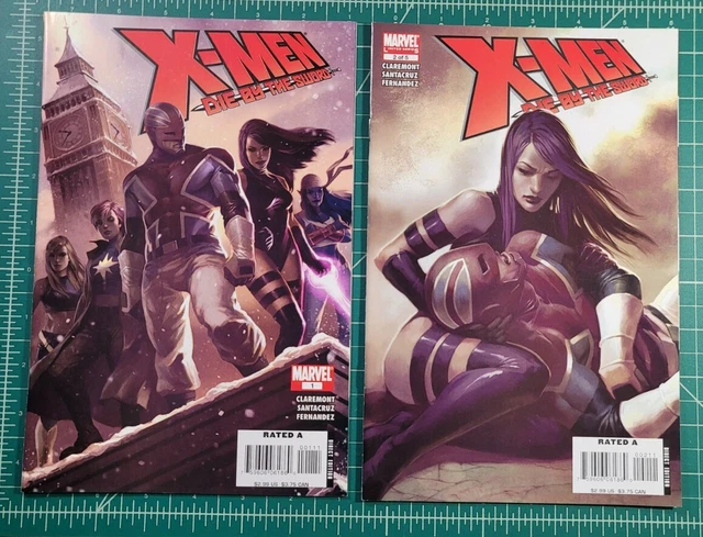 X-Men Die By The Sword #1-5 (2007) Complete Set Marvel Claremont Captain Britain 2