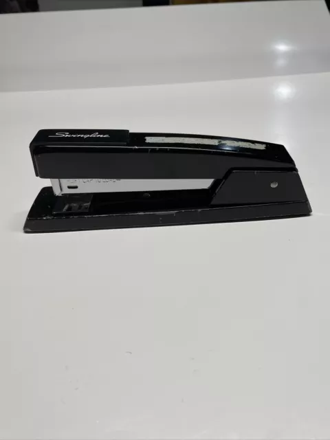 classic SWINGLINE model 94-41 BLACK STAPLER vintage classic 747 WITH STAPLES