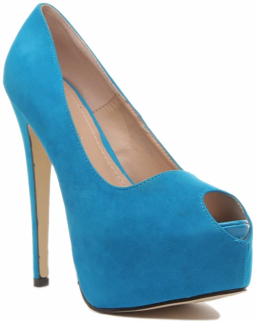 Sandali Tacco Alto Donna Lovelysi - Tacco 13 Cm, Piattaforma 4,5 Cm, Cinturino Alla Caviglia, Neri, Eleganti Per Feste E Lavoro